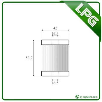 CI-216-z - Filtereinsatz Papier Matrix