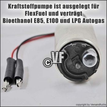 Kraftstoffpumpe FlexFuel, LPG, Bioethanol, E85, E100