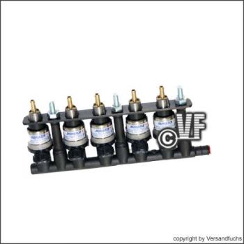 Keihin Einspritzrail Prins VSI 5 Zylinder Blau 52cc