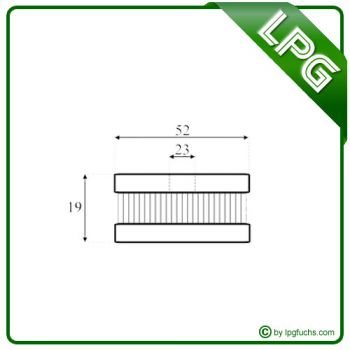 CI-500 - filter cartridge fibreglass with net - VIALLE
